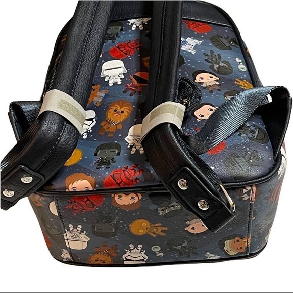 ❤️💗❤️ Disney Loungefly Star Wars Chibi Rise of Skywalker Mini Backpack - Picture 5 of 9